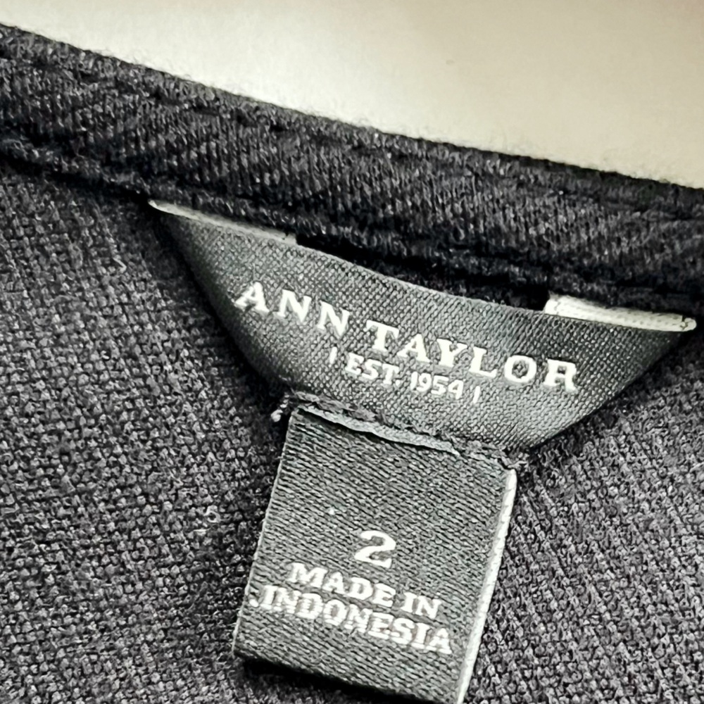 Ann Taylor Black Midi Dress - Picture 6 of 6
